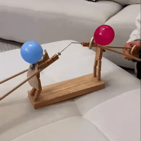 Handmade Fighter Puppets