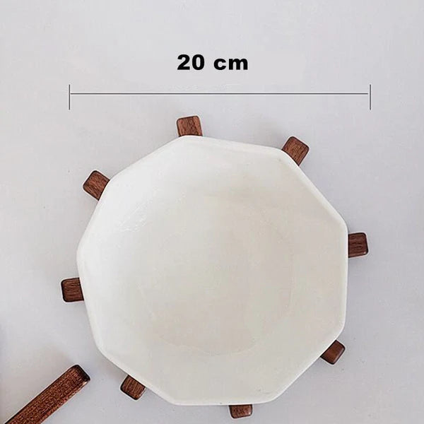 Walnut tree table mat