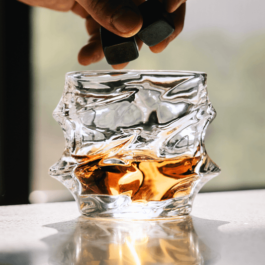 Obsidian Edge Crystal Whisky Glass