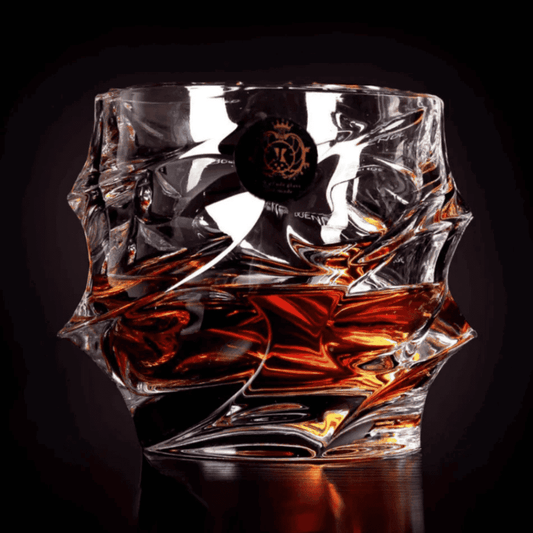 Obsidian Edge Crystal Whisky Glass