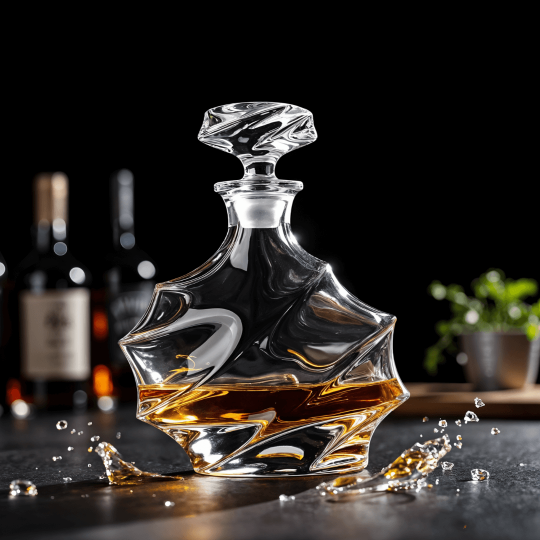 Obsidian Edge Whisky Decanter