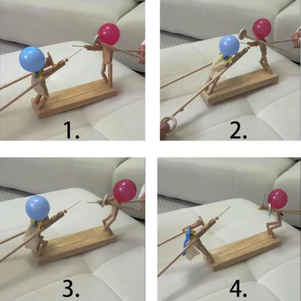 Handmade Fighter Puppets